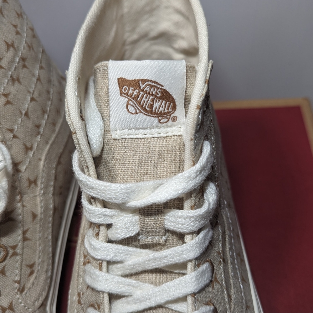 Vans SK8-HI Tapered  Eco Theory Checkerboard Brown Unisex - Picture 5 of 17
